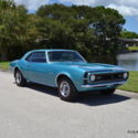 1968 CAMARO NUMBERS MATCHING 327 V8 ENGINE FACTORY TRIPOLI TURQUOISE