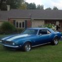 1968 Camaro SS 396 - factory 4 Speed, Lemans Blue with Blue Interior