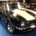 1968 Camaro SS 396, Texas Car Black, White Stripes with Ralley Wheels
