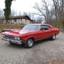 1968 CHEVELLE SS REAL 138 SUPER SPORT 454 AUTO 12 BOLT PS BEAUTIFUL BRIGHT RED