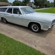 1968 Chevrolet Bel Air 4 Door Wagon White Station Wagon 283 Auto,Holley 4-Barrel