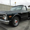 1968 CHEVROLET C10 STEPSIDE V-8, 350CID RUNS/LOOKS GREAT NO RESERVE!