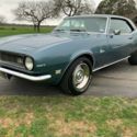 1968 Chevrolet Camaro  43562 Miles Teal Blue Coupe 327 V8 4-speed automatic tran