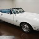 1968 Chevrolet Camaro Big Block 4 Speed Convertible 10901 Miles White  396 Big B