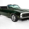 1968 Chevrolet Camaro Midnight Green 4 Spd A/C Manual Convertible
