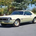 1968 Chevrolet Camaro SS 40,837 Miles Butternut Yellow Coupe 396
