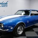 1968 Chevrolet Camaro SS 454 952 Miles Lemans Blue Coupe 454 V8 4 Speed Manual