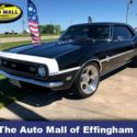 1968 Chevrolet Camaro SS base 66,000 Miles Black American Muscle Car Select Auto