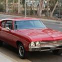 1968 Chevrolet Chevelle 300 Deluxe 38317 Miles Red Coupe 350  V8 Automatic