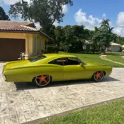 1968 Chevrolet Impala Coupe Green Crome