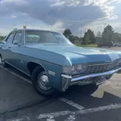 1968 Chevrolet Impala Sedan Blue 327