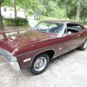 1968 Chevrolet Impala Sport Coupe Chevy 307 Garage Barn Find NO RESERVE Fastback
