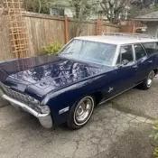 1968 Chevrolet Impala Wagon Blue