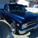 1968 CHEVROLET MIDNIGHT BLUE 502 25K INVESTED AUTO TRANS 3 SPEED RUNS GREAT