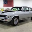 1968 Chevrolet Nova SS 7510 Miles SILVER/BLACK Coupe 350cid V8 Muncie M 22 4 spe