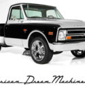 1968 Chevrolet Pickup C10, Black/Silver, Shortbox, Stepside Automatic Pickup