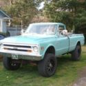 1968 Chevy 4x4 Truck 3/4 Ton with 1 Ton Suspenion. 396 BB/Turbo 350