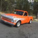 1968 Chevy C10 Stepside Pickup Truck Chevrolet Short Box C-10 Orange auto 350