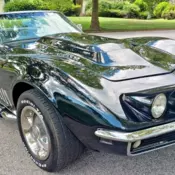 1968 CORVETTE 427/390 HP CONVERTIBLE 4 SPEED BIG BLOCK  TRIPLE BLACK 79K MILES!