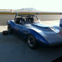 1968 CORVETTE CUSTOM PAINTED RACING CAR WITH TRAILER