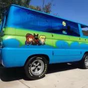 1968 Dodge A100 Van 100% Rust Free with Scooby Doo Custom Paint Job & 3 Sunroofs