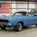 1968 Dodge Charger  4794 Miles QQ1 Blue Coupe 383ci V8 Automatic