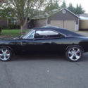 1968 Dodge Charger R/T, 4-Speed, Dana 60, Triple Black Car, VERY RARE