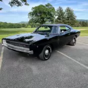 1968 Dodge Charger RT Coupe Black Charger RT