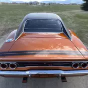1968 Dodge Charger Sportscar Orange R/T J code HEMI