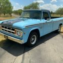 1968 Dodge D100 Built Hi-Po 225 Slant 6, 3-Speed Manual 66722 Miles Baby Blue Pi