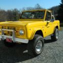 1968 Early Ford Bronco 4X4 V8 289 Corvette yellow convertible