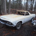 1968 El Camino SS 396 matching #s fire damage/restoration project 70k mies
