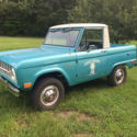 1968 Ford Bronco 1/2 Cab Restored to Orignal