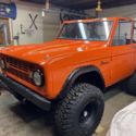 1968 Ford Bronco SUV Orange 4WD Manual 2 door