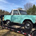 1968 FORD BRONCO U14 HALF CAB ORIGINAL UNCUT FENDERS PROJECT FROM COLORADO