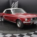 1968 Ford Mustang 2-Door Coupe 61,643 Miles Red  289 V8 Automatic