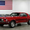 1968 Ford Mustang  29059 Miles Red Coupe 289ci V8 Automatic
