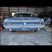 1968 Ford Mustang Blue