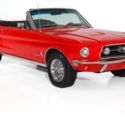 1968 Ford Mustang Candy Apple Red, New black interior Automatic Convertible