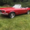 1968 FORD MUSTANG CONVERTABLE V8 MATCHING NUMBERS CAR!!! - NO RESERVE!!!