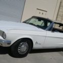 1968 FORD MUSTANG CONVERTIBLE 289 C CODE P/S! PWR DISC! POWER TOP!
