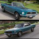 1968 Ford Mustang Convertible 289 Manual Transmission C Code