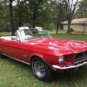 1968 Ford Mustang Convertible, 289 V8, Automatic, Power Top, P/S, Marti Report