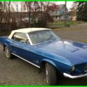 1968 Ford Mustang Convertible 302ci V8 3-Speed Manual 90,000 Original Miles