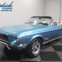 1968 Ford Mustang Convertible 91593 Miles Teal Convertible 289 V8 Automatic
