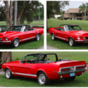 1968 Ford Mustang Convertible Shelby Cobra GT 350 Tribute Rotisserie Resto AC PS