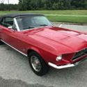 1968 Ford Mustang Convertible V-8 Unrestored Original Survivor Black Plate CA