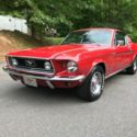 1968 Ford Mustang Fastback S Code 390 GT 4 Speed Candy Apple Red Real Deal 390!!
