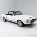 1968 Ford Mustang GT350 86,667 Miles White Convertible  A