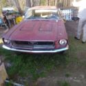 1968 Ford mustang  Sedan Red RWD Automatic